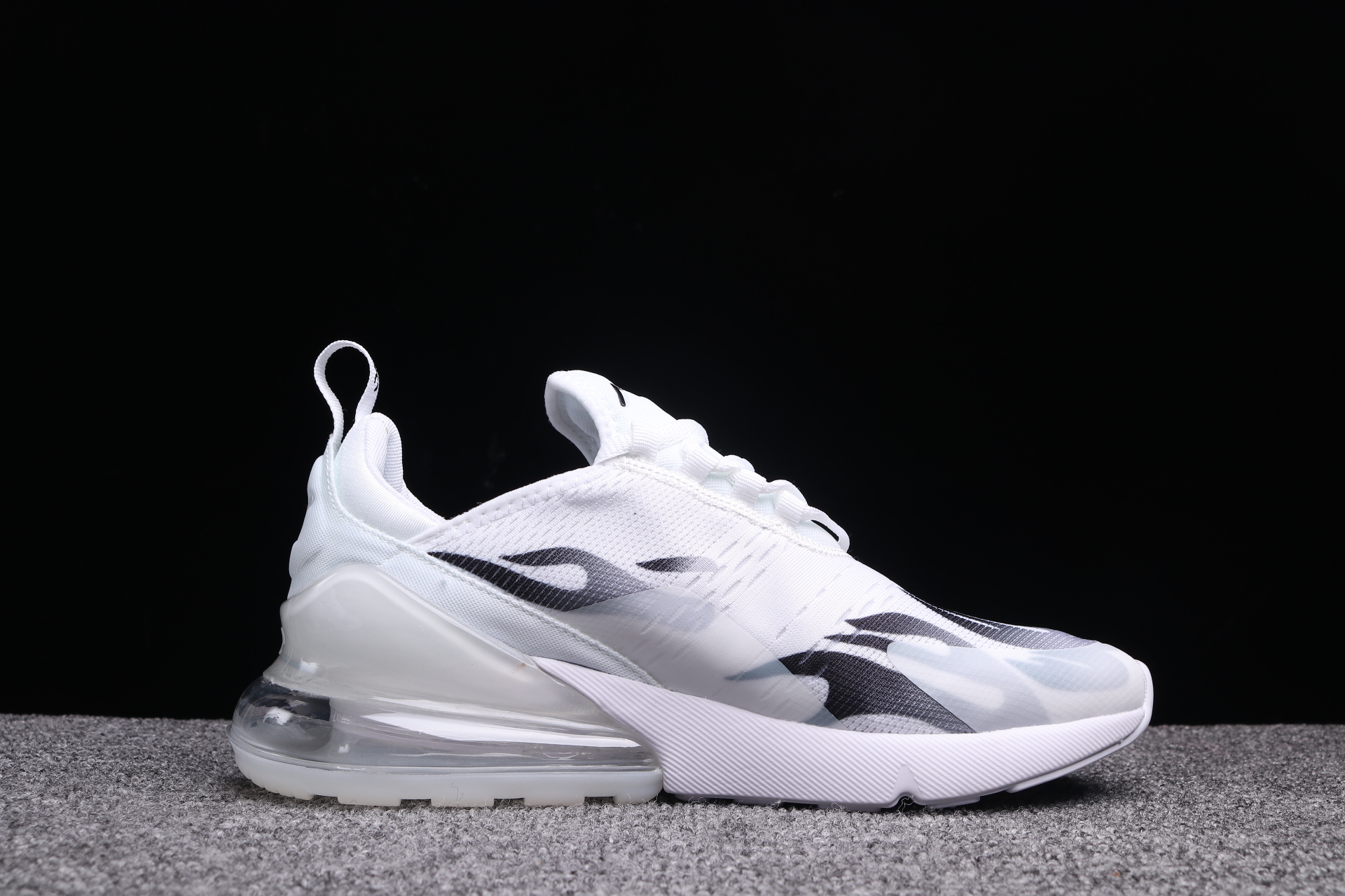 Women Supreme x Nike Air Max 270 White Black Grey Shoes - Click Image to Close